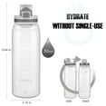 thumbnail image 3 of Opard 30oz Sports Water Bottle with Leak Proof Flip Top Lid BPA Free Tritan Reusable Plastic for Gym and Outdoor, 3 of 6