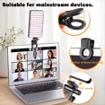 thumbnail image 6 of M20 RGB Fill Light Magnetic Cell Double-Sided Selfie Light Clip-on Flat Light for Camera & Makeup Video Conferencing, 6 of 10