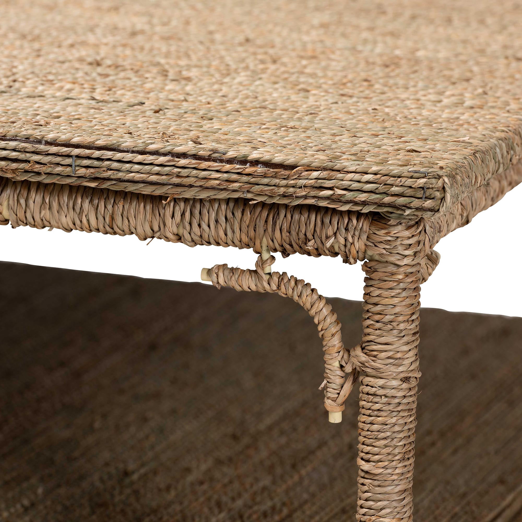 bali & pari Ganit Boho Coffee Table, Natural Brown