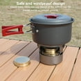 thumbnail image 5 of Outdoor Alcohol Stove Mini Barbecue Stove Portable Picnic Furnace Teapot Grey (Kitchen Supplies), 5 of 10