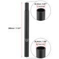 thumbnail image 3 of Unique Bargains 11.81"x1" Bicycle Seat Post  Aluminum Alloy MTB Seat Tube Seatpost Without Scale Black 25.4x300mm, 3 of 7