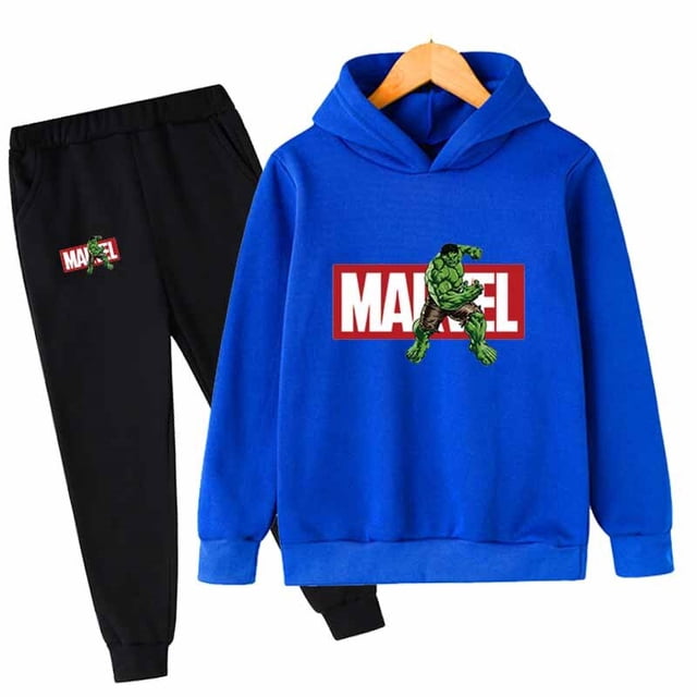 Conjuntos de sudaderas con capucha de superhéroes Hulk para bebé, Sudadera con capucha de moda para niños, prendas de vestir para niños, ropa de bebé, sudadera, juego de rol de otoño, 120CM zhangyuxiang CONDUJO