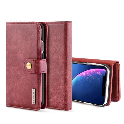 GoldCherry for iPhone 11 Pro Max Case,Premium Leather Wallet Case Business Credit Card Holder ...