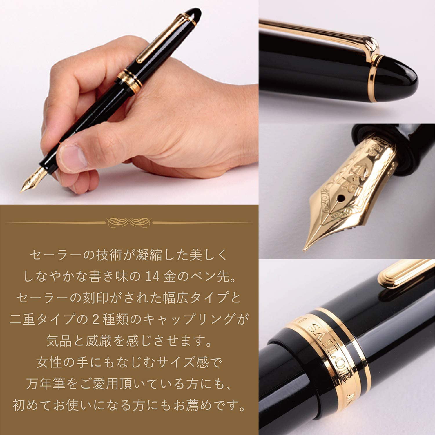 Sailor Profit Standard 21 Fountain Pen Medium Fine Black Body 11-2021-320 