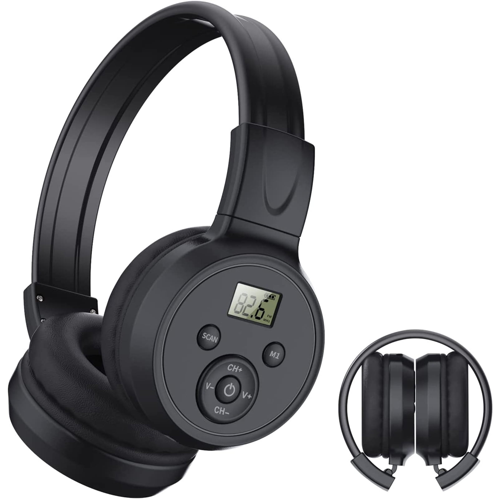 Compact & Lightweight FM Radio Headphone Safety Ear Muffs Radio Headset