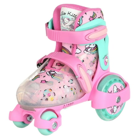 Size 11-2 Roller Derby EZ Roll Adjustable Hello Kitty Skate, Size 11-2