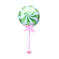 thumbnail image 3 of Kit de globo de aluminio con forma de molino de viento y base de columna para decoración de bodas, baby showers y fiestas. Verde, 3 of 5