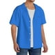 thumbnail image 2 of Balery Dodgerblue Camisa Casual de Manga Corta con Botones para Hombre, Texturizada, Estilo Cubano, para Playa, Verano-Medium, 2 of 5