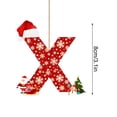 thumbnail image 3 of 26 Letters Christmas Tree Decoration Pendant Christmas Tree Ornaments Personalized DIY Christmas Ornaments Christmas Decoration Xmas Tree Hanging Decor Feature, 3 of 5