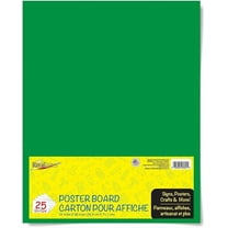 Royal Brites Green Poster Board, High Quality 2-Sided 22"x28" , pack of 25