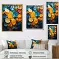 thumbnail image 4 of Designart "Leaves In A Magical Spectrum Of Colors I" Leaves Canvas Prints, 4 of 7
