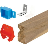 24 in., Wood, Drawer Track Repair Kit