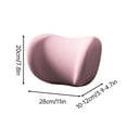 thumbnail image 3 of Car Lumbar Support Pillow under $5! Xqxayjr Car Lumbar Support Pillow, Memory Foam Neck Pillow Set, Ergonomic Seat Cushion for Back Pain, Automotive Headrest Pillow for Driving, Office Chair, 3 of 3