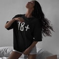 thumbnail image 4 of Camiseta Y2K Ins para mujer, blusa holgada de gran tamaño con letras estampadas, ropa de calle de manga corta, Top informal, Pullover, Camisetas básicas, 4 of 5