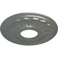 thumbnail image 3 of Ekena Millwork 11 3/4"OD x 3 5/8"ID x 1"P Blackthorn Ceiling Medallion (Fits Canopies up to 4 7/8"), Hand-Painted Silver, 3 of 7