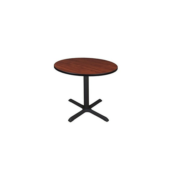 Round Breakroom Table 42 Inch - Durable Meeting Table for Office, Cafe, Restaurant