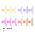 thumbnail image 4 of Pinza para el Cabello Ecomeon Mariposa Clips de Garra 12 Piezas Transparente, 4 of 6