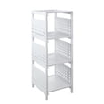 thumbnail image 2 of Storage Cart For Laundry Room Organization, 4 Tier Shelving Unit Utility Cart Storage Rack For Kitchen Bathroom Laundry Narrow Places, 2 of 7