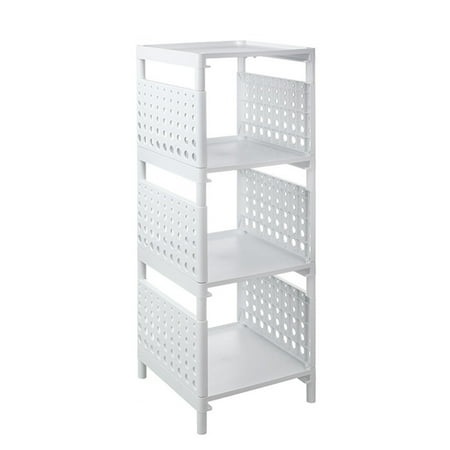 

Holiday Savings! Uhuya Storage Cart for Laundry Room Organization 4 Tier Shelving Unit Utility Cart Storage Rack for Kitchen Bathroom Laundry Narrow Places White