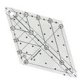 thumbnail image 4 of Multifunctional Sewing Ruler Fabric Cutting Ruler Acrylic Quilters Ruler 60 Degree Quilting Template Ruler, 4 of 8