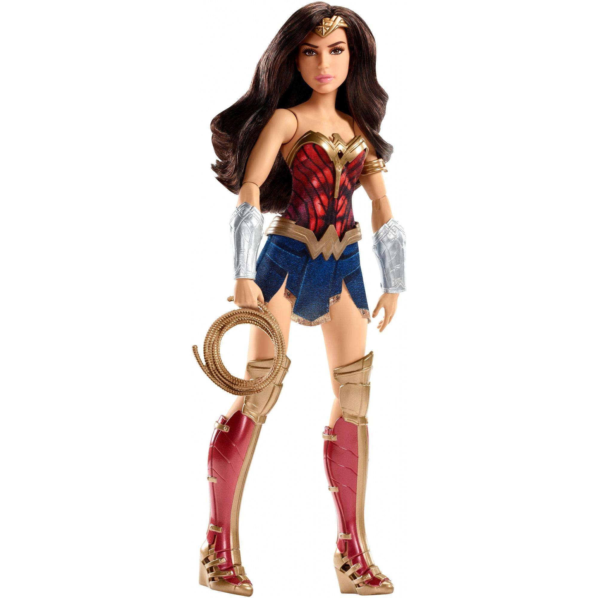 Wonder Woman Doll Diana Prince & Hidden Sword & Sheath DC Comics & Mattel 