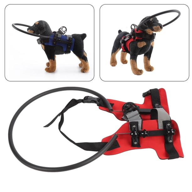 Arnés Ajustable Para Perros Ciegos, Parachoques Para Perros Ciegos, Chaleco Con Anillo De Dispositivo Guía Con Correas Para Caminar Con Perros Con Discapacidad Visual, Halo Para