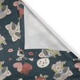 thumbnail image 6 of Ambesonne Romantic Valance & Curtain, Raccoon I Love You, 55"x24", Multicolor, 6 of 6