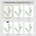 thumbnail image 4 of PixonSign Frameless Green Forest Leaf Variety Wall Art, Set of 4 Nature Wilderness Wall Decor Prints, Botanical Floral Wall Décor, Adhesive Canvas Poster, Modern Art Decorative - 11"x14", 4 of 5