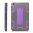 thumbnail image 3 of Mignova All-New Amazon Fire HD 8 2018 Case,Fire HD 8 2017 Case with Stand,WFive Heavy Duty [Shockproof] Full Body Protection Armor Rugged Protective Case for Amazon Kindle Fire HD 8(Gray/Purple), 3 of 8