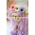 thumbnail image 5 of Scottish Cow Plush Toy Stuffed Highland Cow Plush Simulation Highland Cow with Bell,Purple, 5 of 6