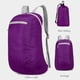 thumbnail image 5 of Mochila plegable y ligera para exteriores, mochila con cordón de gran capacidad, bolsa de viaje resistente al agua para hombres y mujeres, mochila deportiva portátil para senderismo y escuela, 70 g, 5 of 6