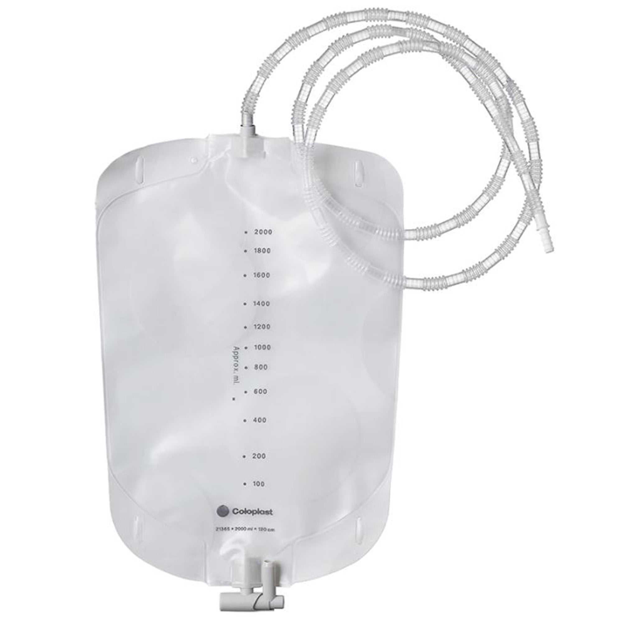 Assura Ostomy Night Bag 2000 mL 21365, 10 Ct