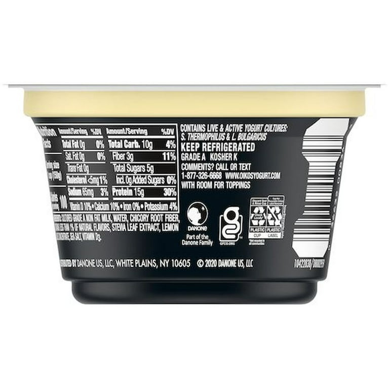 Oikos Triple Zero Vanilla Yogurt 5 3