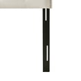 thumbnail image 5 of Soleil Fabric Upholstered Full/Queen Headboard, Ivory and Black, 5 of 10