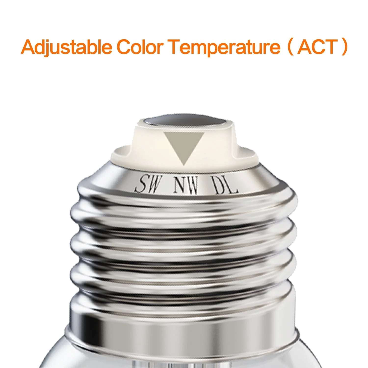 Better Homes & Gardens ST19 Vintage LED Edison Light Bulbs, 4.5W (40W Equivalent), E26 Medium Base, Dimmable, 3CCT Selectable (2700K/3300K/5000K), Clear Spiral Filament, 2 Pack