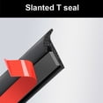 thumbnail image 4 of Bgsha 10M Car Rubber Sealing Strip Inclined T-shaped Weatherproof Edge Trim Universal, 4 of 9