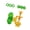 Translucent green, variant on Giaone Fun Leaking Feeder For Pet Cats Rotating Food Dispenser With Adjustable Size Clamp Promoting Natural Behavior