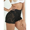 thumbnail image 4 of Suagox Women Swimsuit Cover up Crochet Cutout Bikini Bottom Cover up Shorts for Beach Swimsuit Swimwear Summer Clothes, 4 of 10
