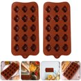thumbnail image 3 of Molde para pastel de hoja de arce Yongwei, 6 piezas, moldes de silicona para hornear postres de chocolate con hojas de arce (café), 3 of 7