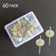 thumbnail image 4 of HEANUJJ 60Ud Clavos Oblicuos Americanos Dorados Para Colgar Marcos Relojes Y Accesorios En Pared, 4 of 7