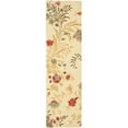 thumbnail image 5 of SAFAVIEH Blossom Zarif Floral Flowers Wool Area Rug, Beige/Multi, 2' x 3', 5 of 10