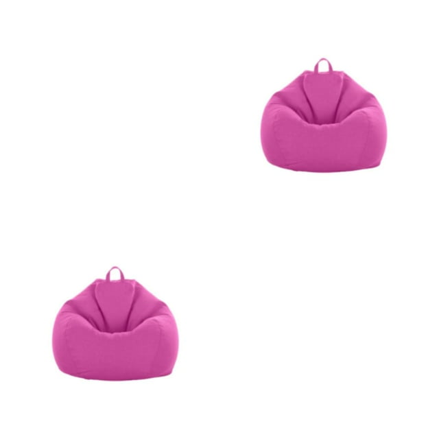 Funda para silla Advancent muebles de sala de estar Puff sofá Lazy sofá rosa 2Conjunto