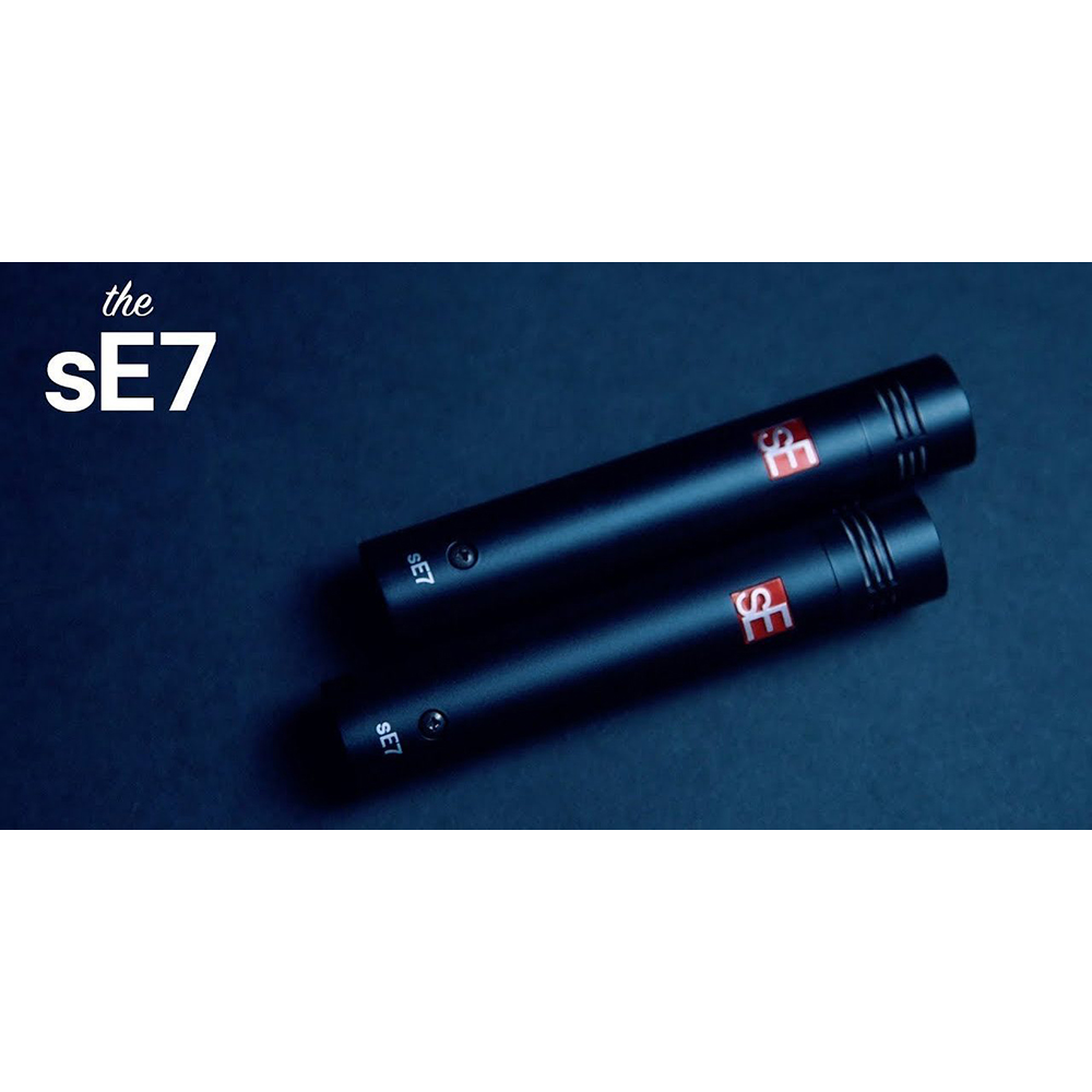 sE Electronics sE7 Small Diaphragm Condenser Microphone with Clip (Factory Matched Pair)