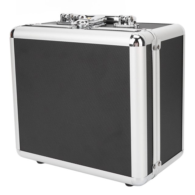 Boîte de Rangement pour Disque Dur 2,5 Pouces, Boîte en Alliage d'Aluminium avec Poignée Pratique pour la Maison