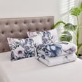 ComfortLiving Floral Comforter Set King Size 3 Piece Purple Flower