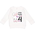 thumbnail image 2 of Inktastic Somebunny is Four 4th Birthday Bunny Toddler Sweatshirt, 2 of 4