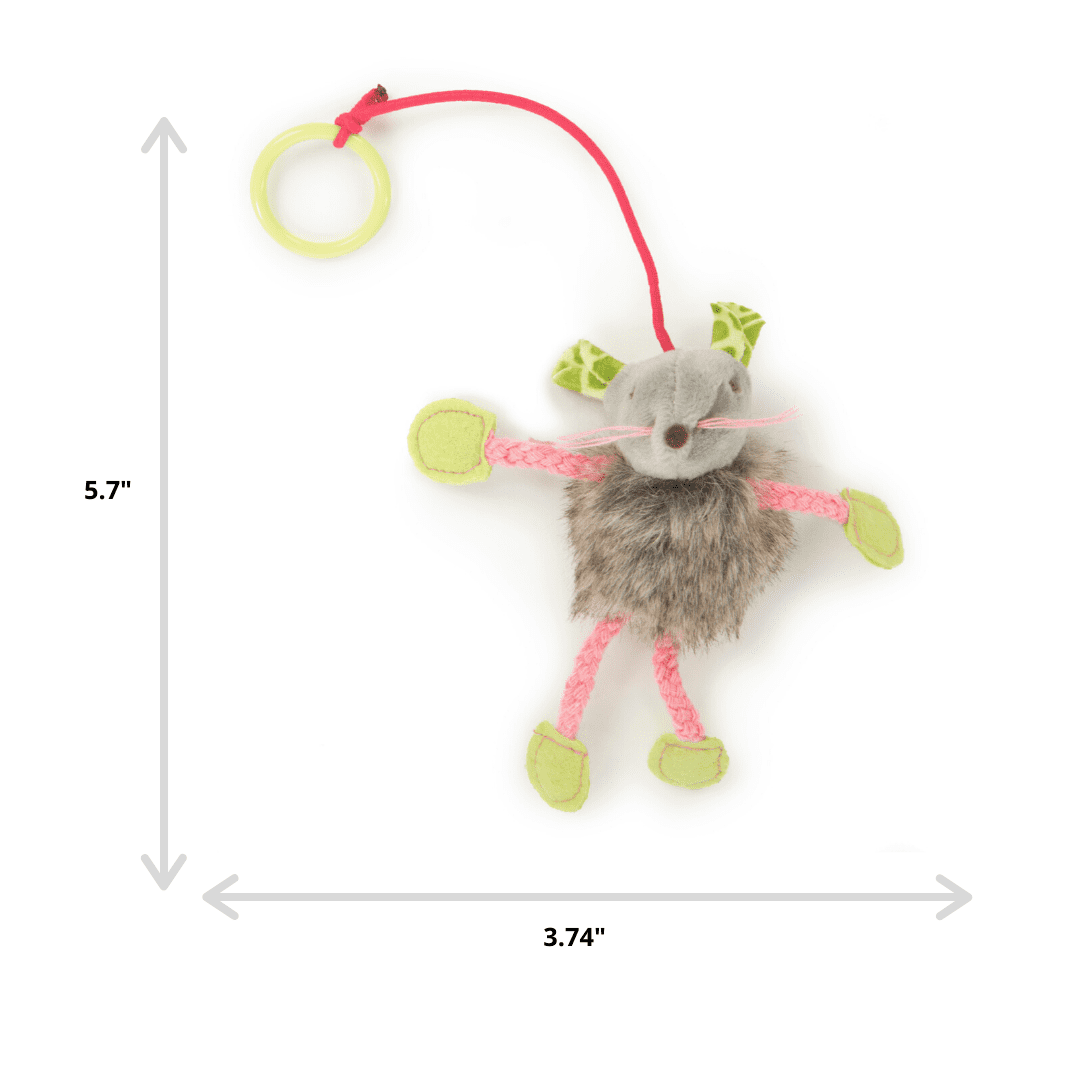 SmartyKat Bouncy Mouse Interactive Bungee Cat Toy - product image