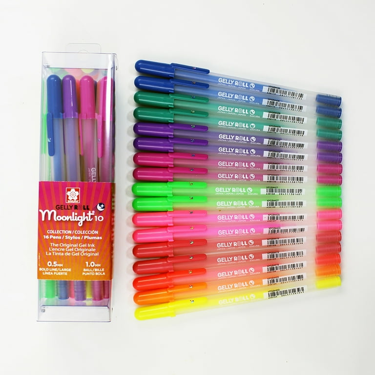 Sakura Gelly Roll Metallic Collection Cube Set, 16-Pens 