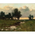 thumbnail image 3 of Arthur Hoeber 18x15 Black Modern Framed Museum Art Print Titled - Twilight, 3 of 5