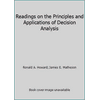 Readings on the Principles and Applications of Decision Analysis, Used [Paperback]